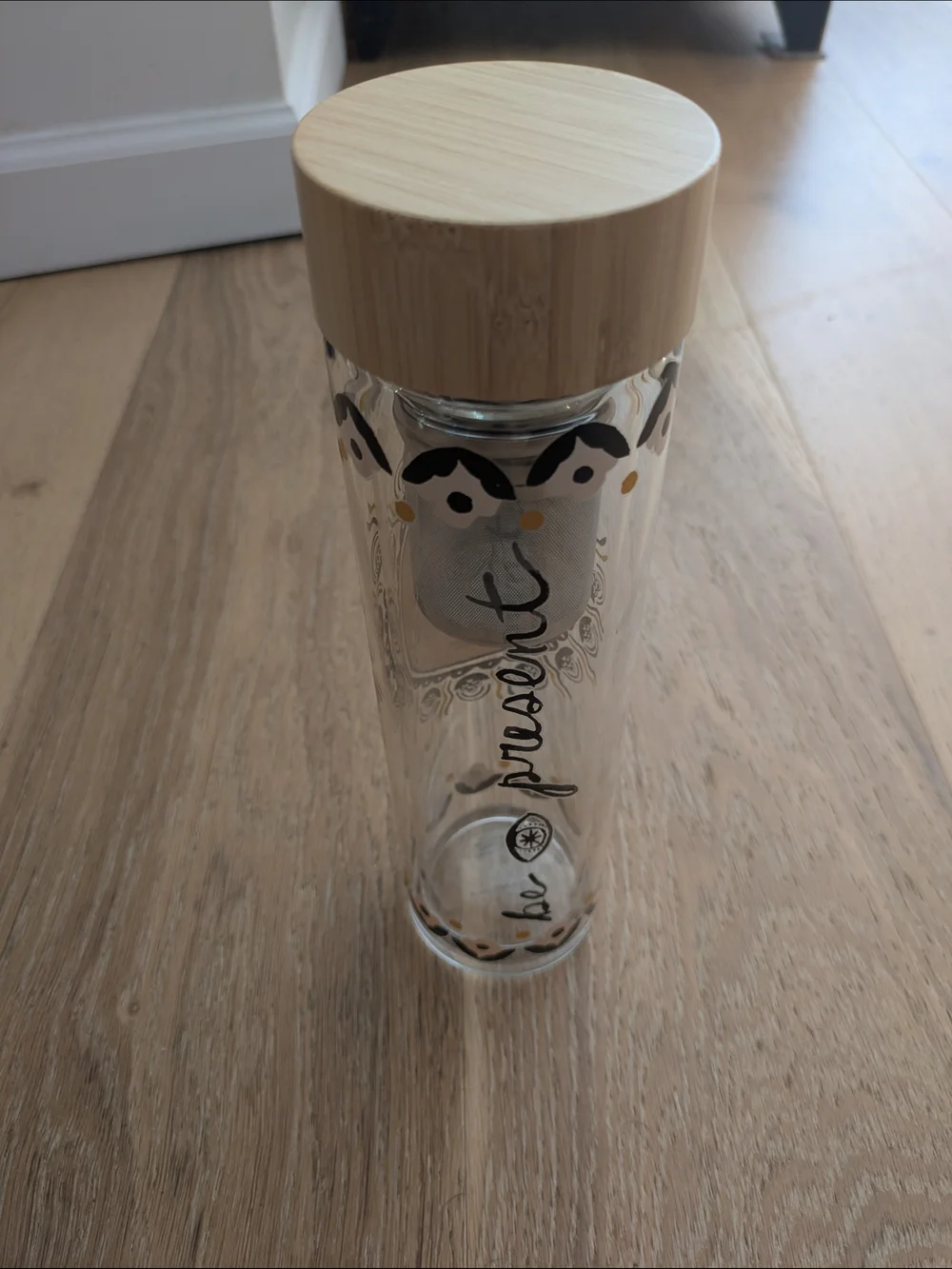 NWT Anthropologie Glass Infuser Bottle